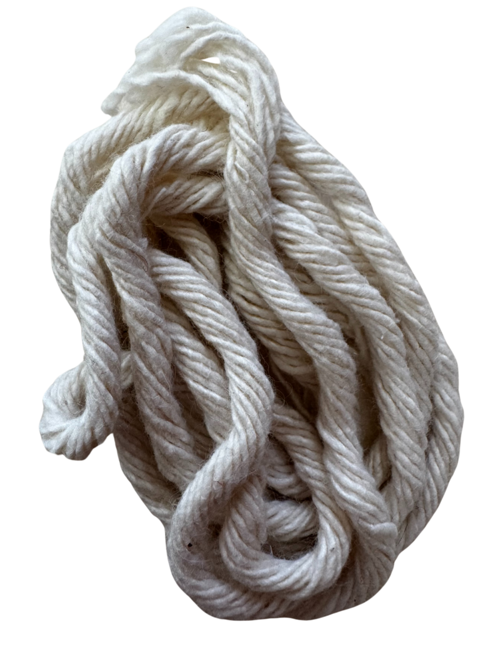 Zwabberkatoen / Macrame Katoen voor Haartjes - 1 METER - 6MM