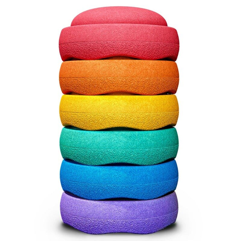Stapelstein&reg; | Original Mini Rainbow set 6 stuks