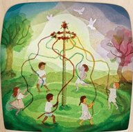 Platen voor de Seizoenenlamp / Droomlamp / Toverlux - Vogel Geluk