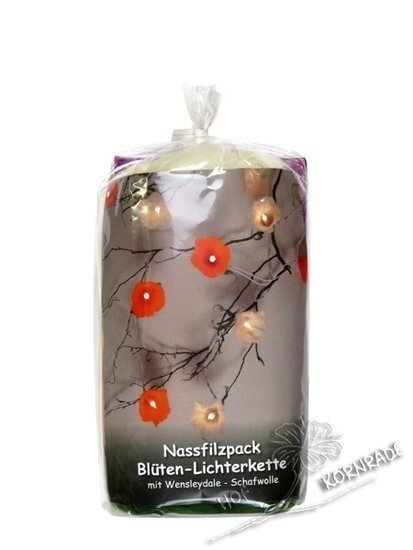 Naaldviltpakket Bloemen Lichtslinger (Compleet)