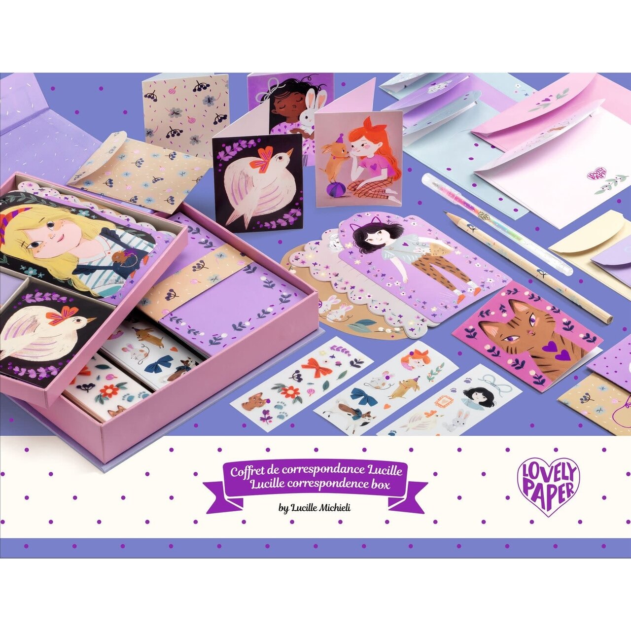 Djeco Schrijfset - Box Lucille | Speel je Wijs