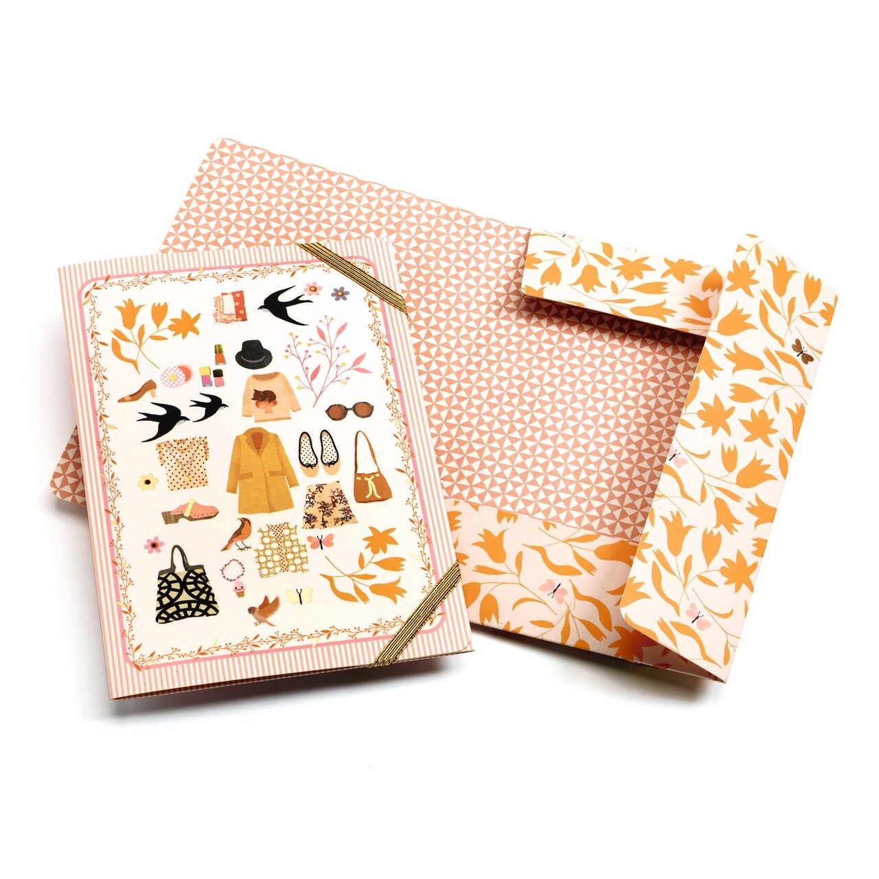 Djeco-Lovely Paper opbergmapjes / Senoville