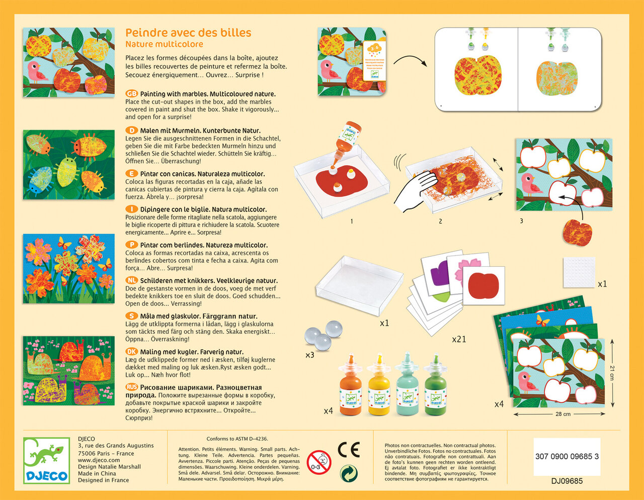 Djeco Schilderen met Knikkers - Natuur | Speel je Wijs