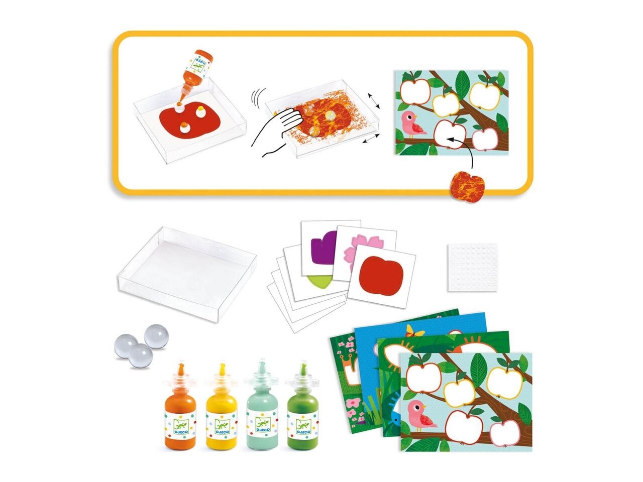 Djeco Schilderen met Knikkers - Natuur | Speel je Wijs