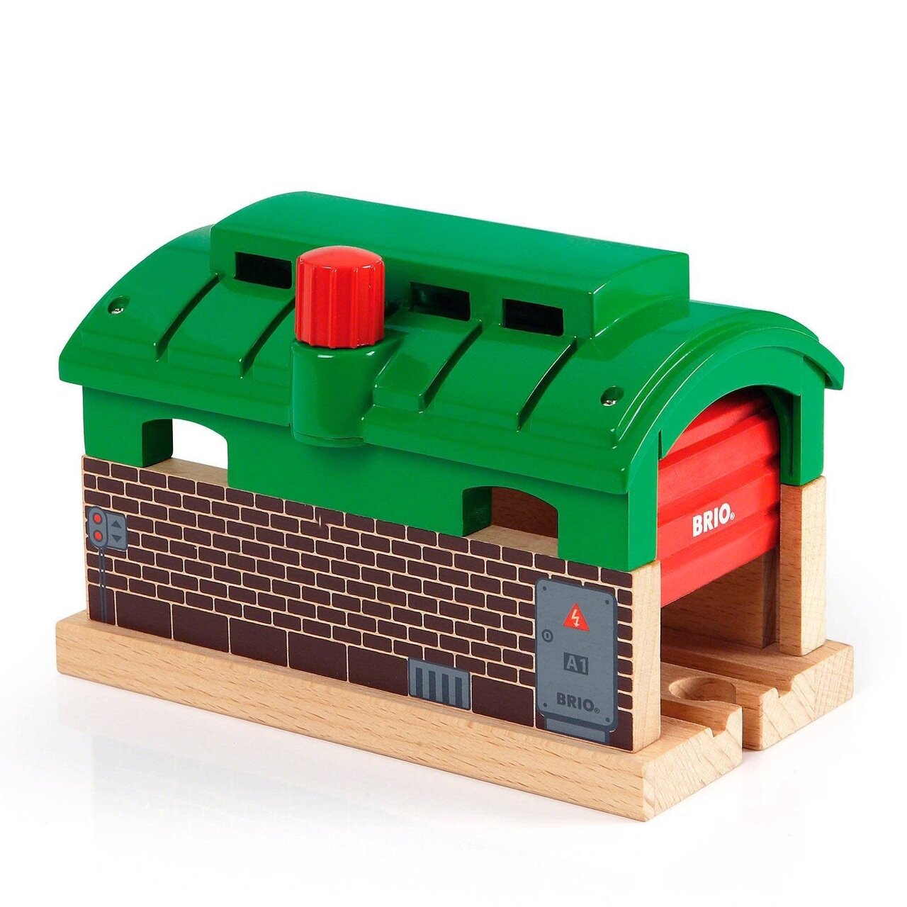 Brio - Treingarage met roldeuren - 33574 | Speel je Wijs