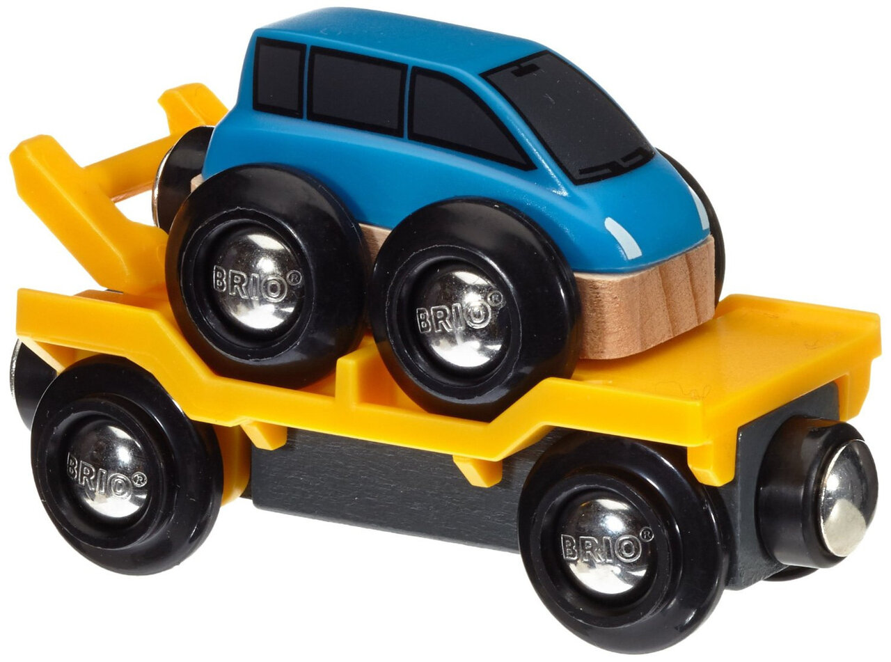 Brio Autotranssporter met oprijplaat - 33577 | Speel je Wijs