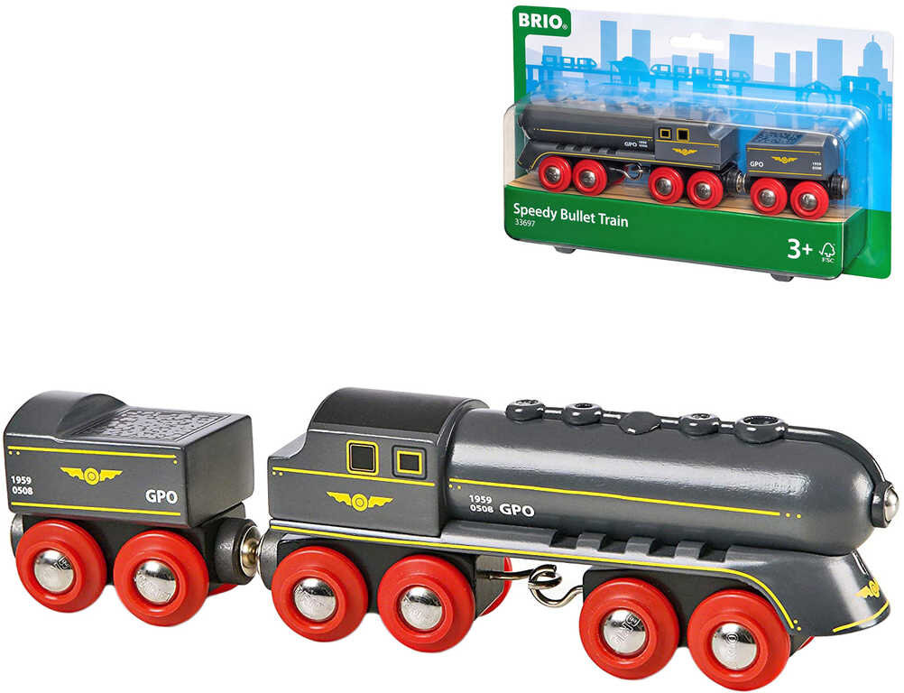 BRIO - Zwarte hogesnelheidstrein - 33697 | Speel je Wijs