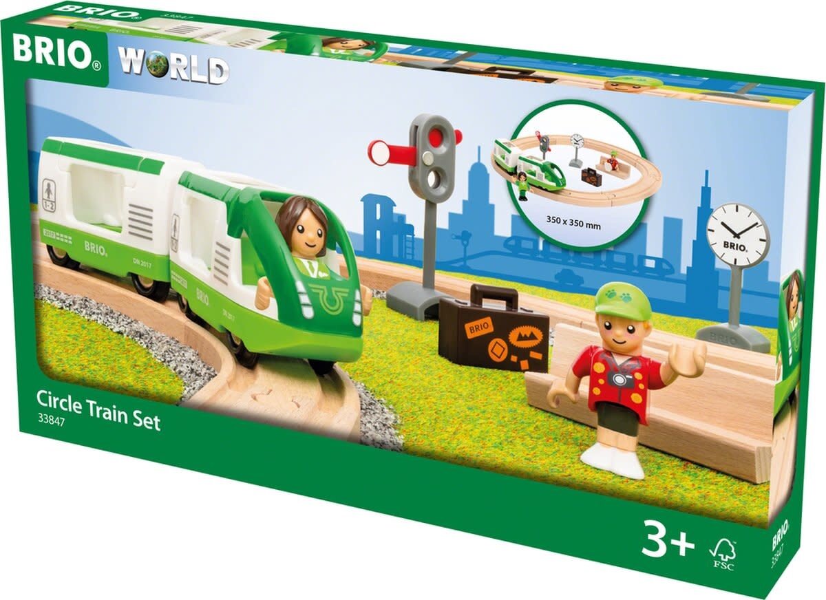 Brio houten Treinbaan - Cirkelvormige Treinset - 33847 | Speel je Wijs