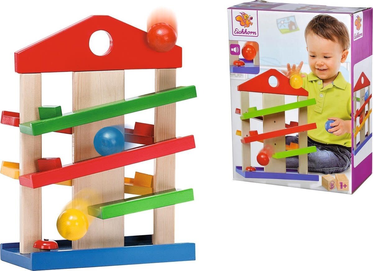  Eichhorn - Houten Knikkerbaan / Ballenbaan | Speel je Wijs