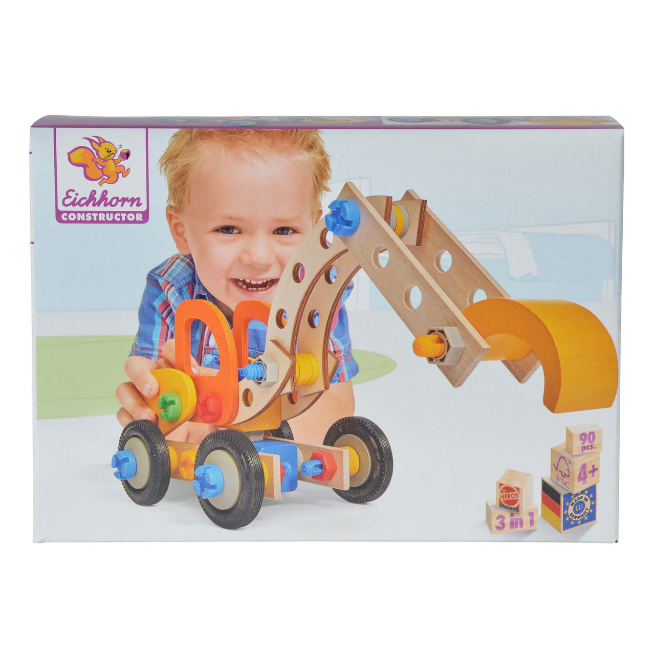 Eichhorn Constructor 90-delig (3-in-1) 4+ | Speel je Wijs