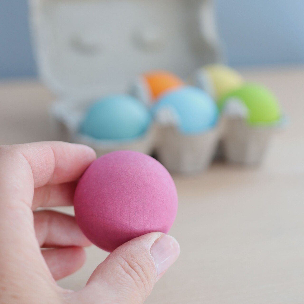 Grimm's houten Ballen - Pastel  | Speel je Wijs