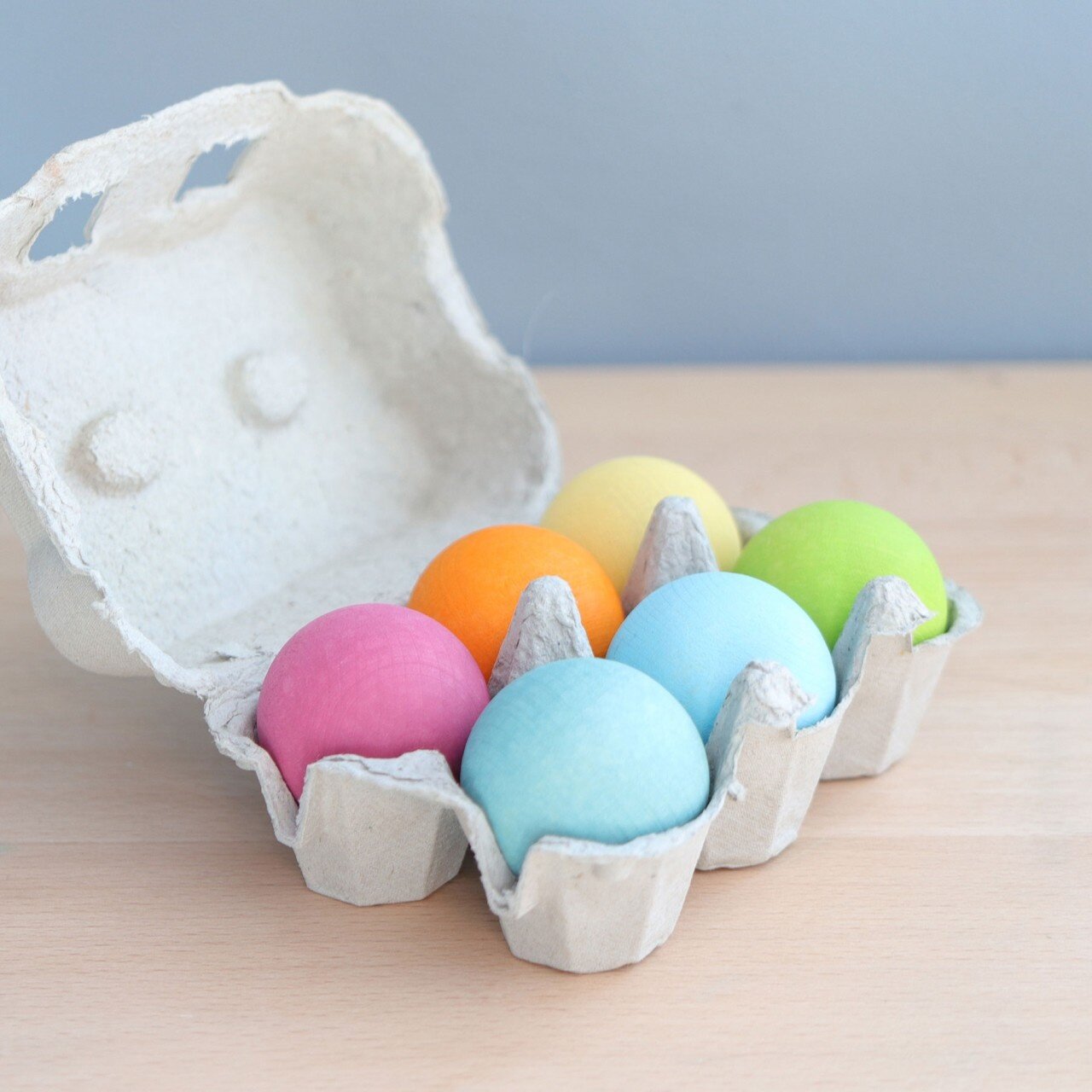 Grimm's houten Ballen - Pastel  | Speel je Wijs