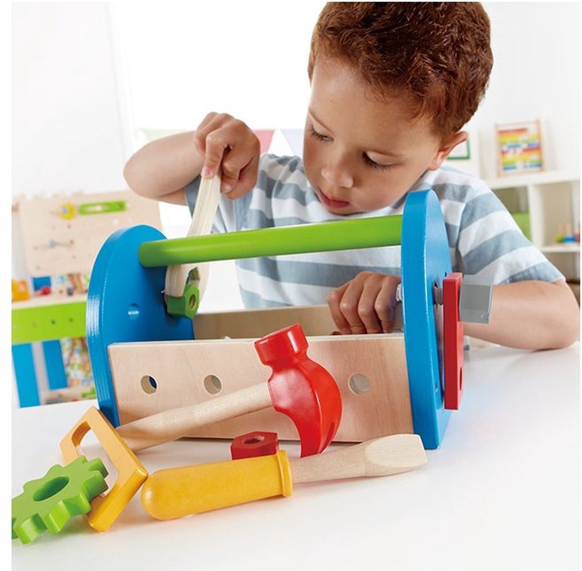 Hape Fix it tool box 3+ (gereedschapskist) | Speel je Wijs