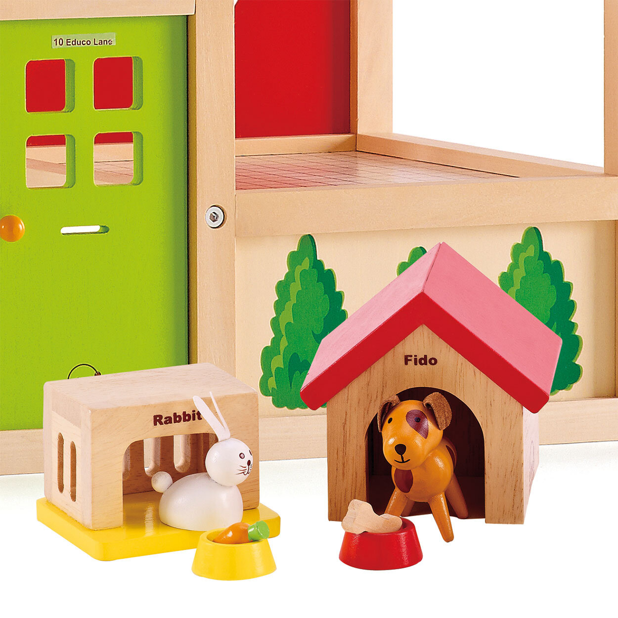 Hape-Poppenhuis Huisdieren