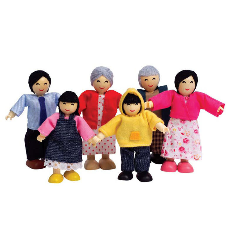 Hapé-Poppenhuis familie, aziatisch