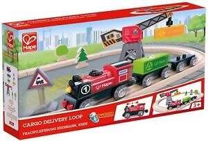 Hape Houten treinset - Cargo Delivery Loop