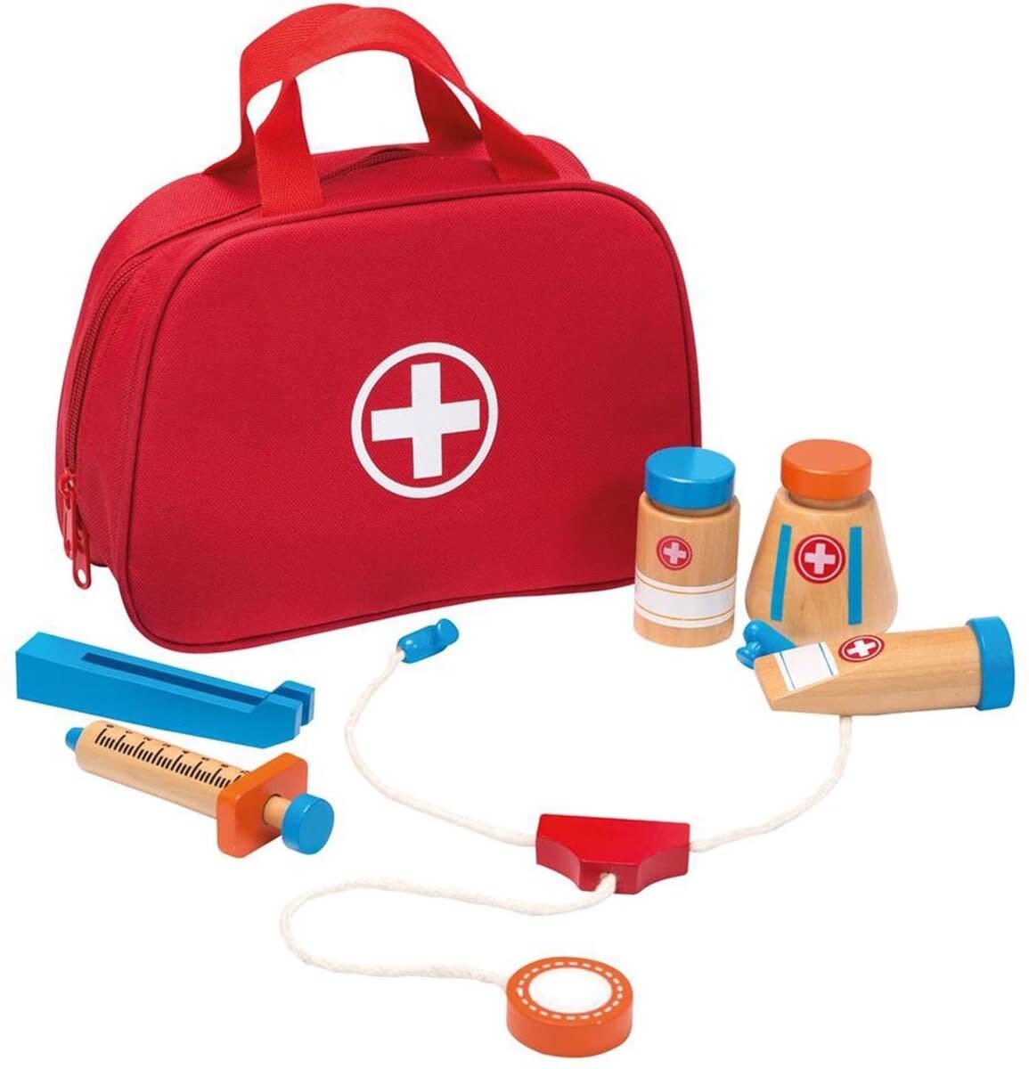 Joueco-Dokterstas met accessoires. 11dlg. | Speel je Wijs