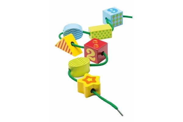 Joueco Houten Rijgkralenset 3+