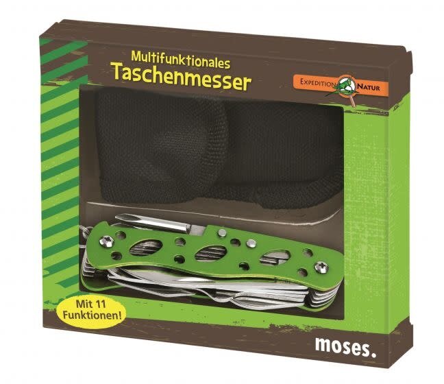 Moses - Expeditie natuur Multi functioneel zakmes - 11 in 1 | Speel je Wijs