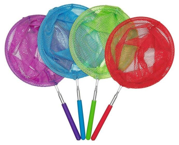 Krabbelk&auml;fer Vlindernet en/of Visnet met uitschuifbare steel | Speel je Wijs