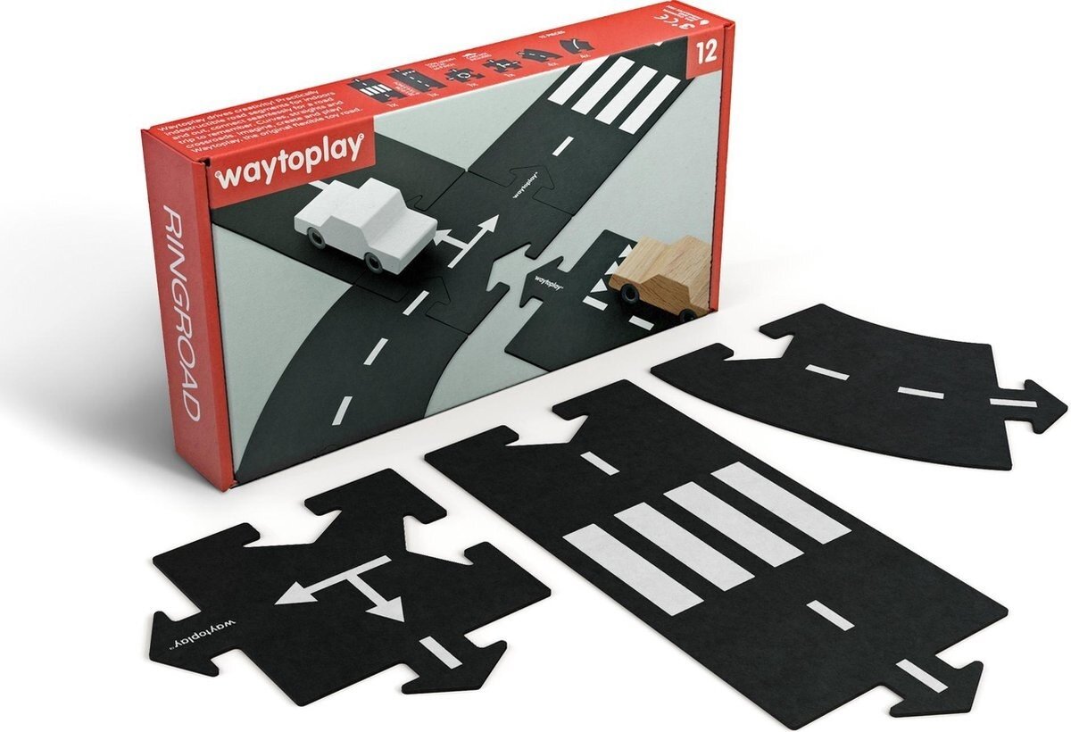 Waytoplay Flexibele Autobaan Ring Roads / 12 delig