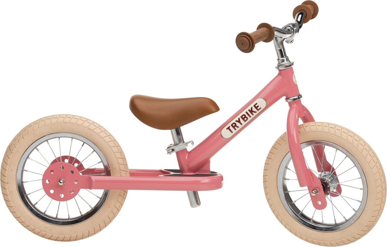 Trybike Loopfiets | Driewieler Vintage Pink Mat