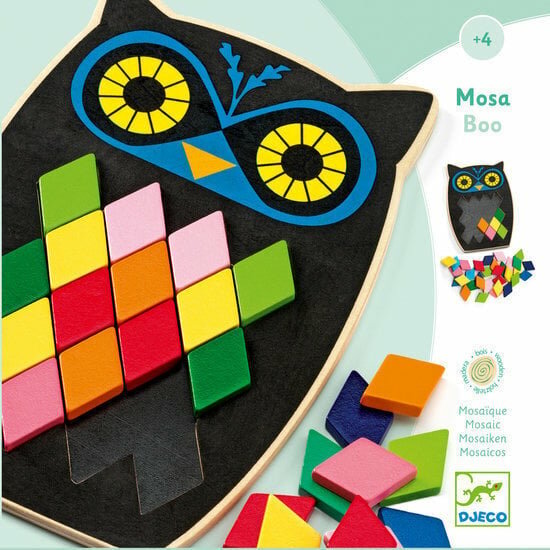 Djeco - Moza&iuml;ekpuzzel Uil Boo (3 Jaar) | Speel je Wijs