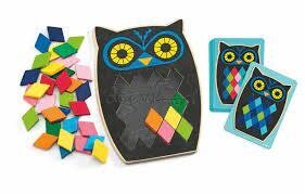 Djeco - Moza&iuml;ekpuzzel Uil Boo (3 Jaar) | Speel je Wijs