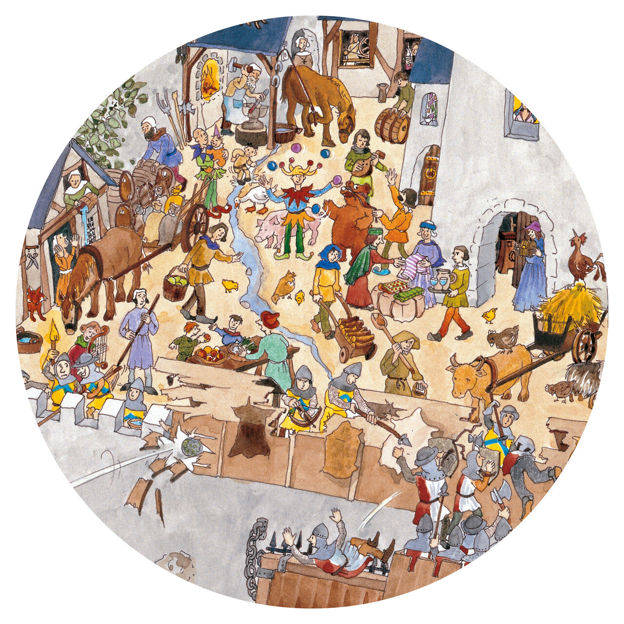 Djeco-Observatiepuzzel Kasteel 100st. / 5+