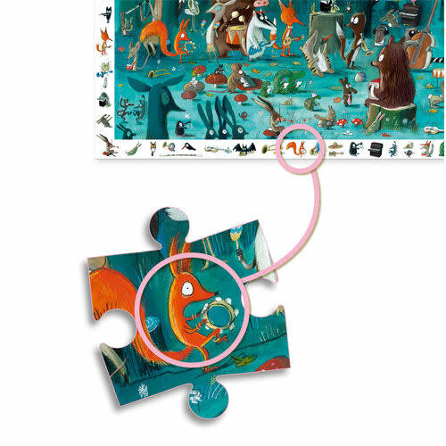 Djeco Observatie Puzzel Dierenorkest 35st | Speel je Wijs