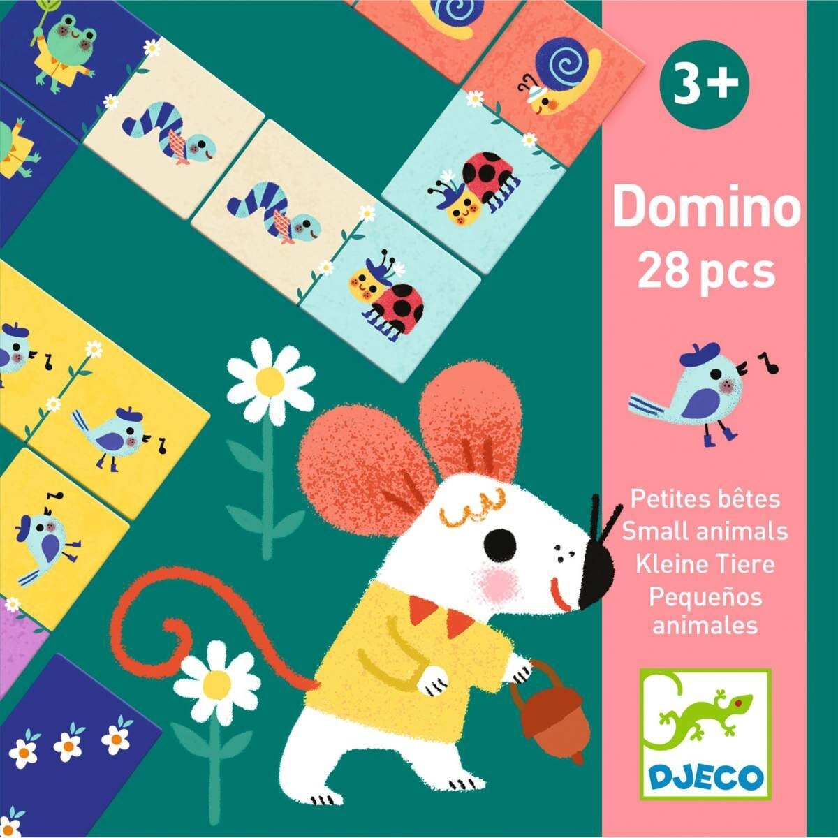 Djeco Domino | Kleine dieren 3+| Speel je Wijs
