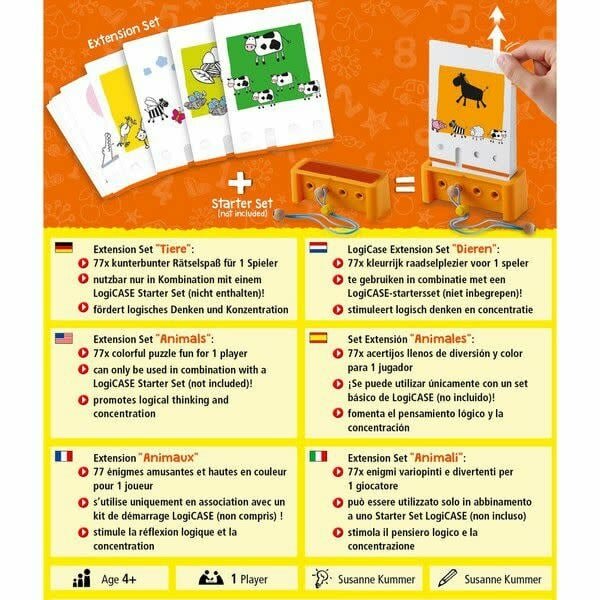 Haba Logicase Extension Set - Dieren 4+ | Speel je Wijs