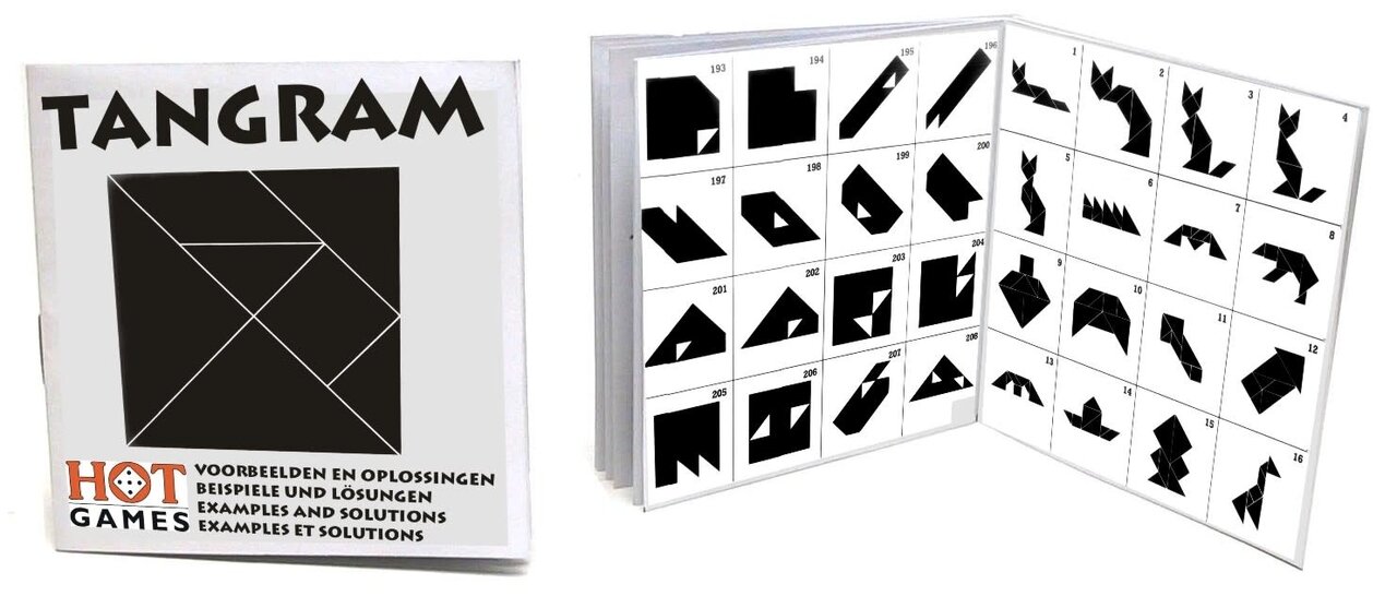 Tangram boekje met voorbeelden & oplossingen