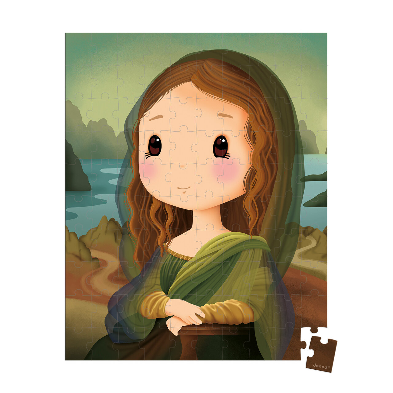 Janod-Puzzel Mona Lisa / 100st. (6+)