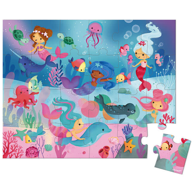 Puzzel Zeemeerminnen 3+ | Speel je Wijs