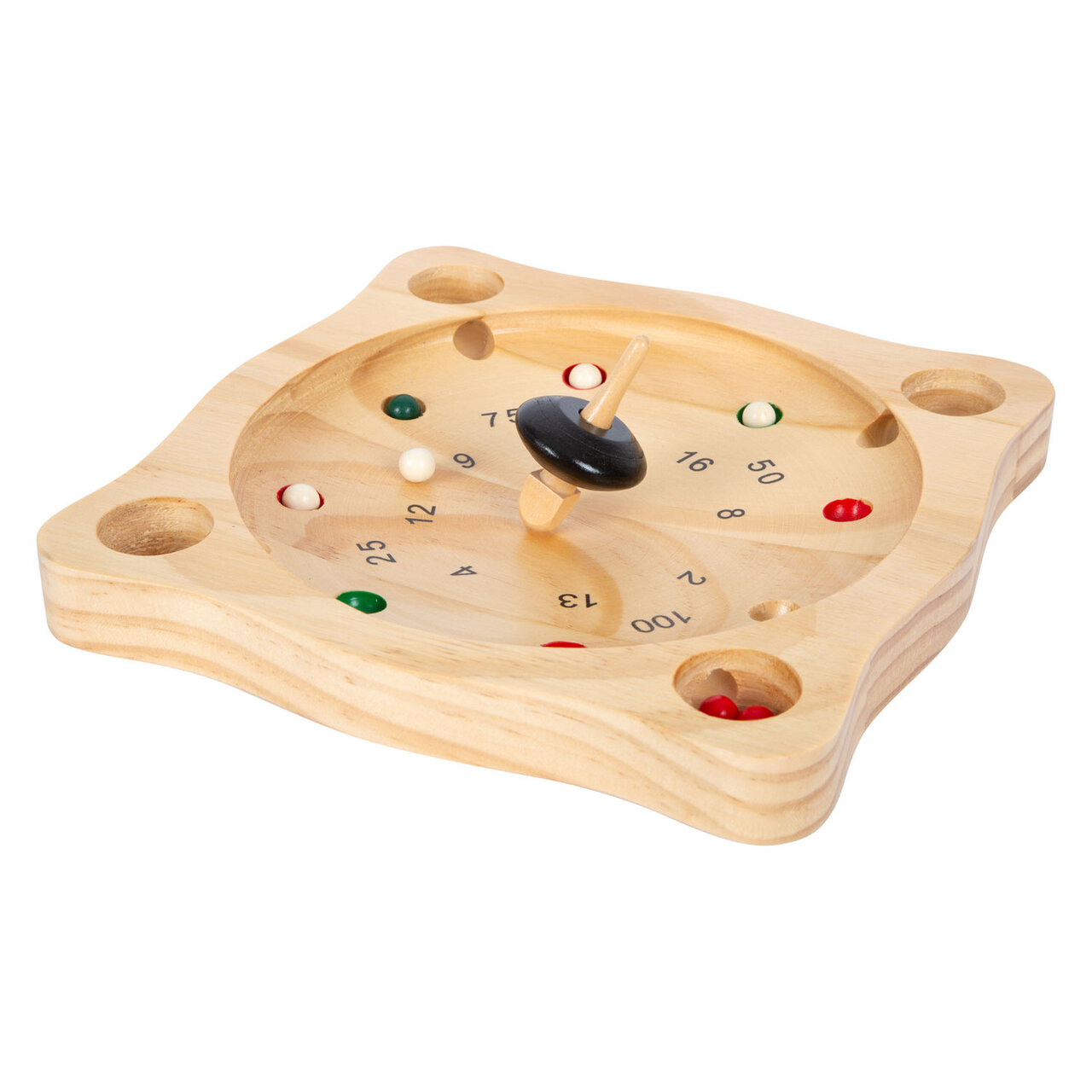 Small Foot  Spel met Tol - Houten Boeren Roulette 5+ | Speel je Wijs