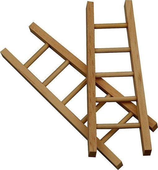 Houten Miniatuur Ladders | Speel je Wijs