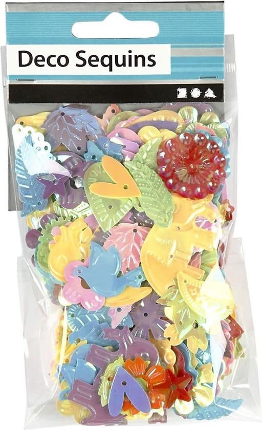 Paillettenmix - Parelmoer Gemengd | Speel je Wijs