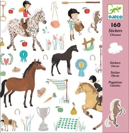Djeco Stickers Paarden 4+| Speel je Wijs