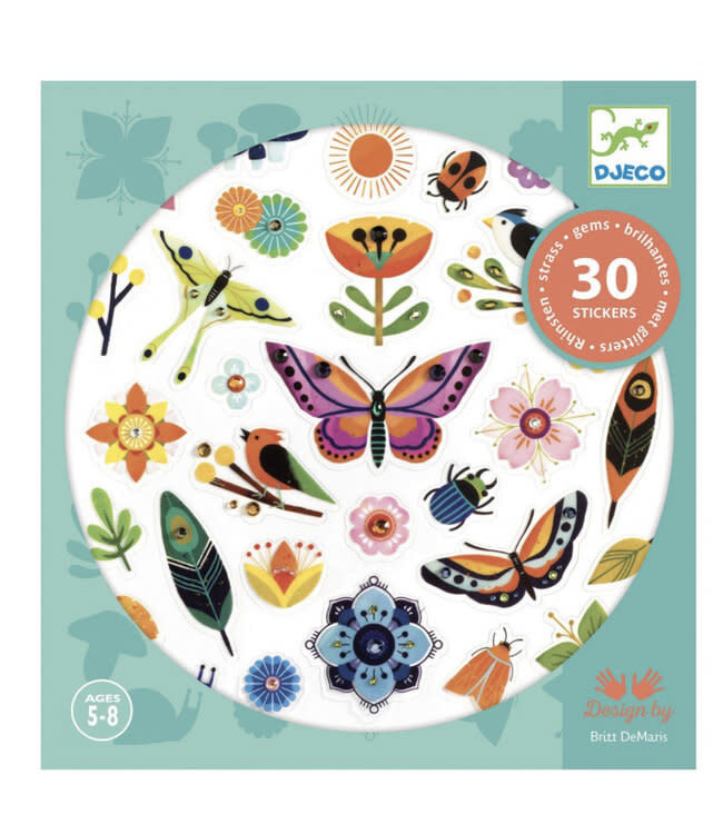 Djeco Stickers Harmony (30st met glitter)
