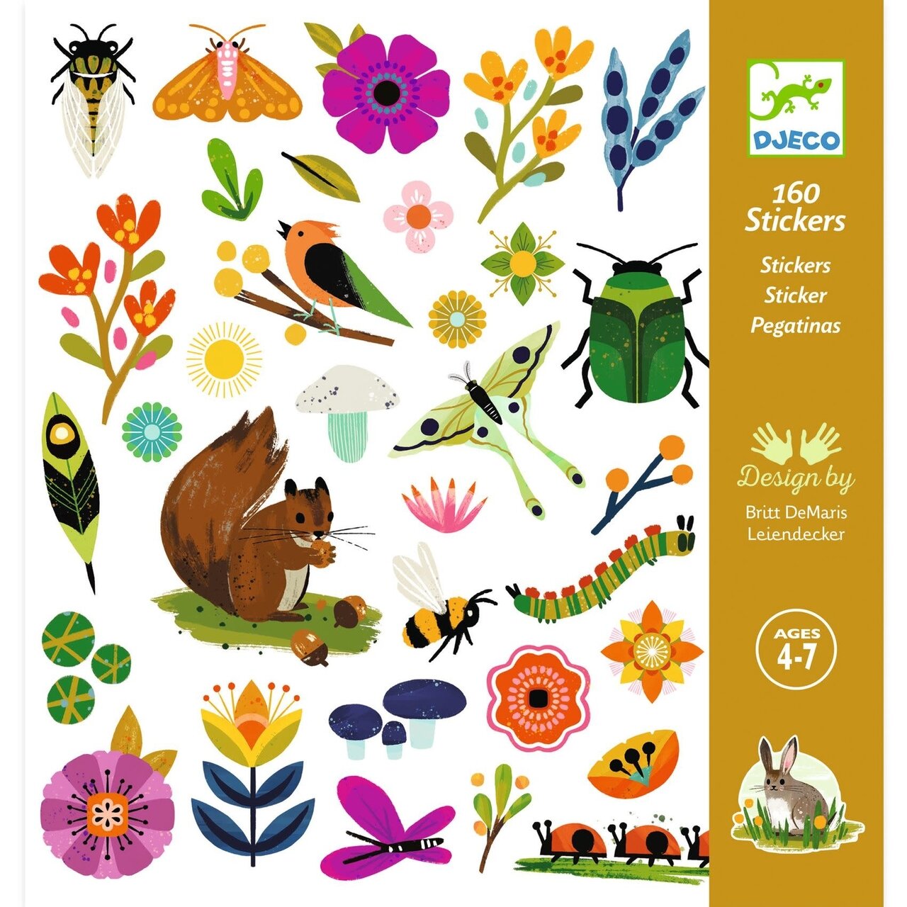 Djeco-Stickers Garden | Speel je Wijs