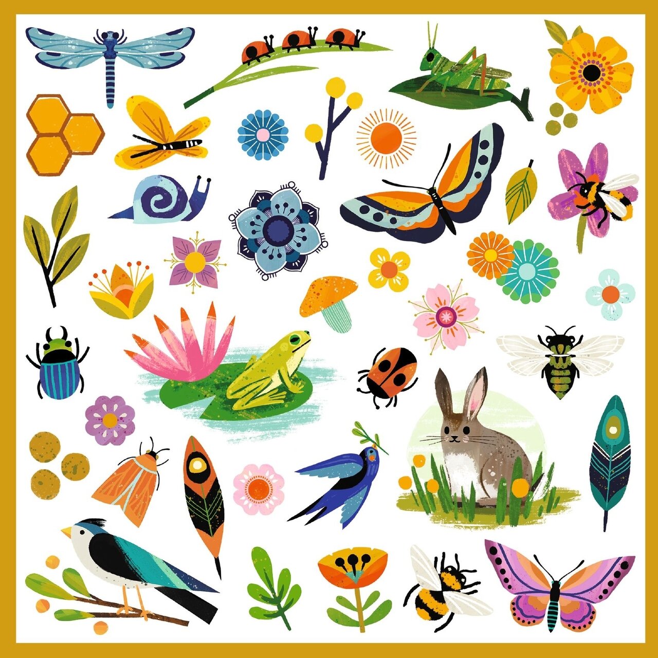 Djeco-Stickers Garden | Speel je Wijs