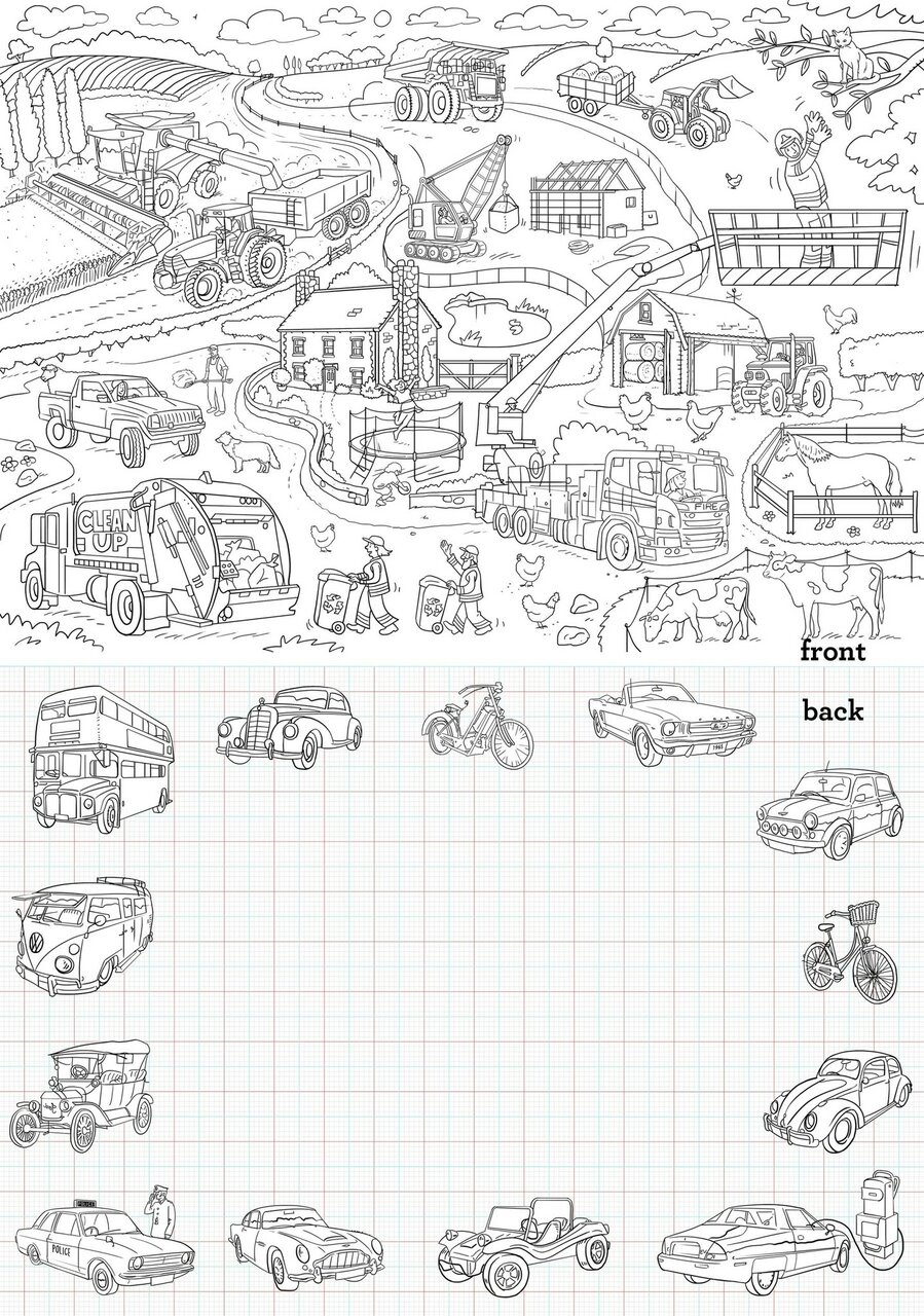 Eat Sleep Doodle Placemat To Go - Dinosaurus