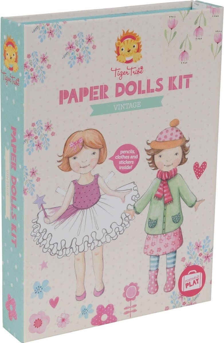 Tiger Tribe Paper Dolls Kit