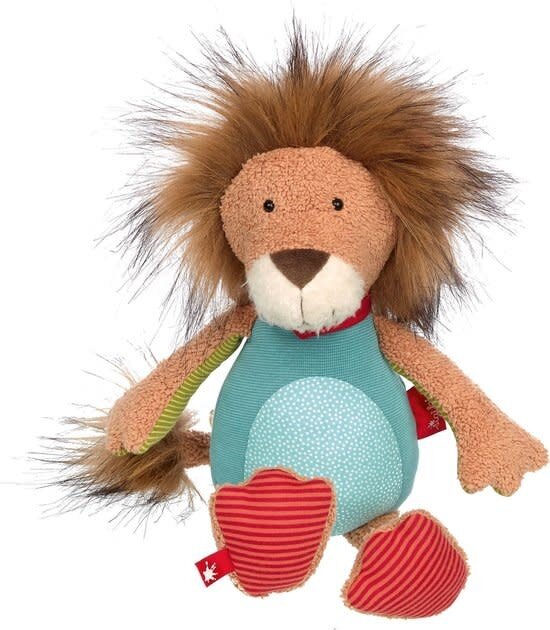 Sigikid Patchwork Sweety - Leeuw Blauw 30cm