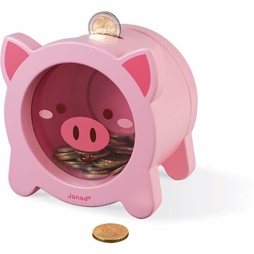 Janod houten Spaarpot - Varken  | Speel je Wijs