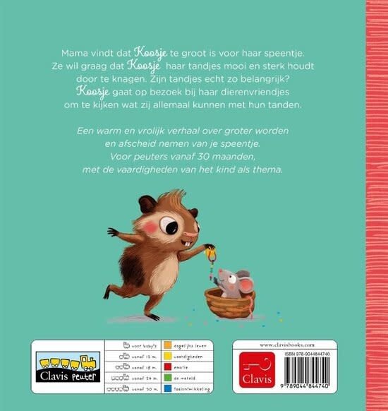 Prentenboek-Koosje heeft een speentje
