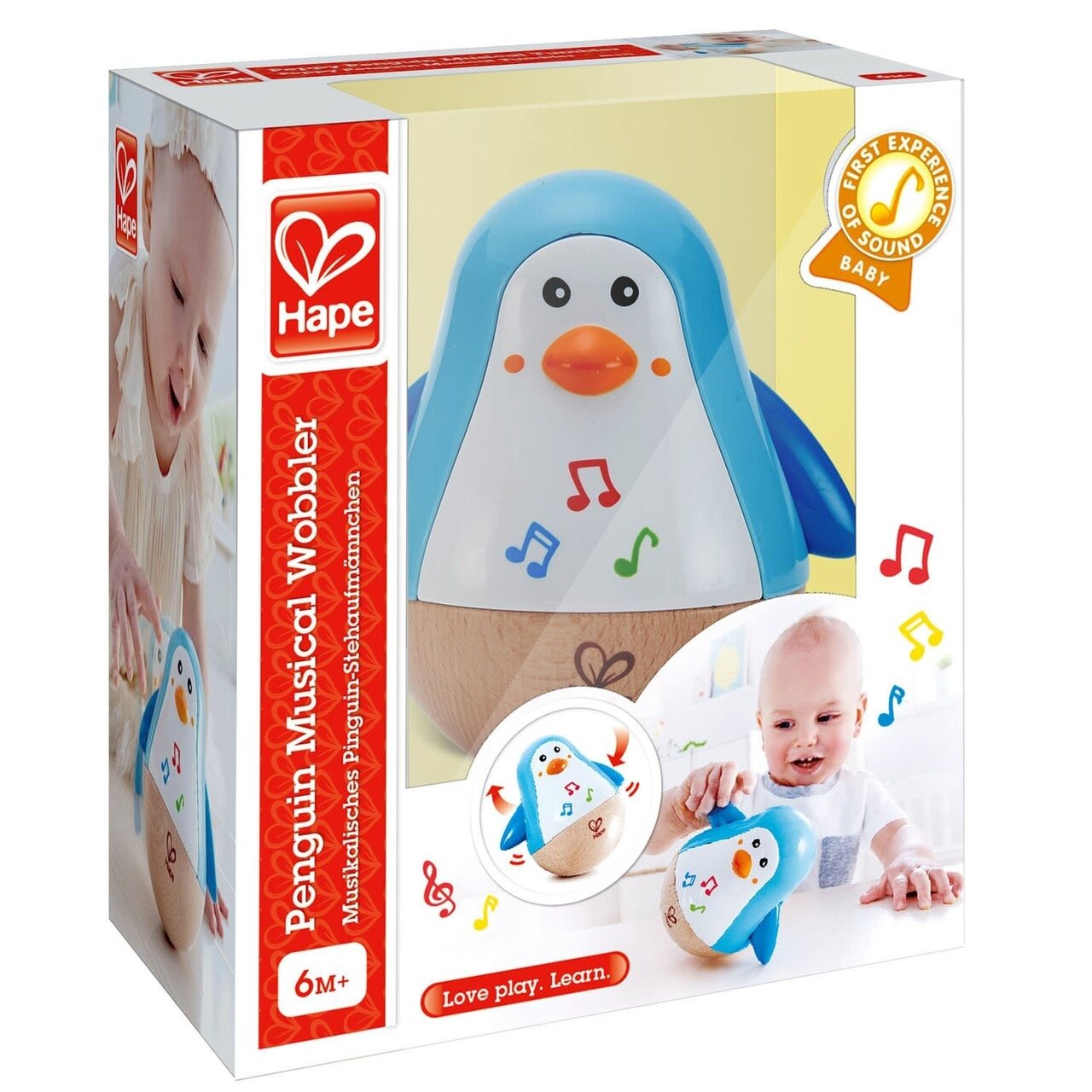 Hape Tuimelaar - Wiebel Pinguin 6mnd+| Speel je Wijs
