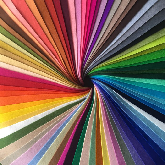 Wolvilt Viltlapje 20x30cm - TrueFelt Paarstinten | Speel je Wijs