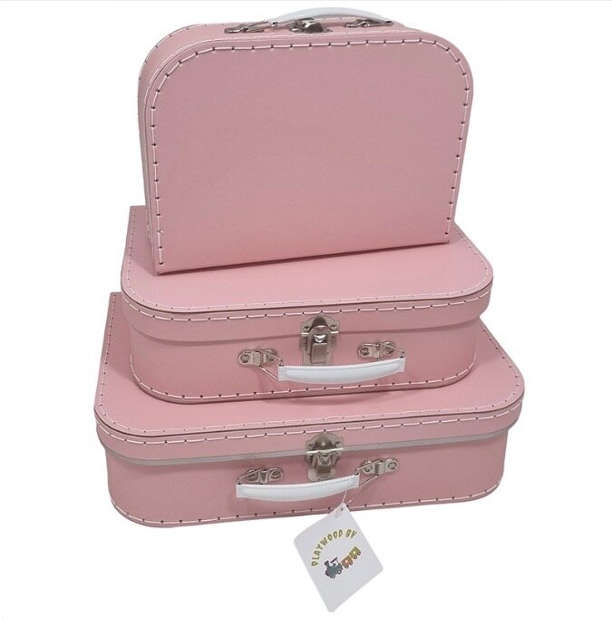 Koffer Zacht Roze 35cm